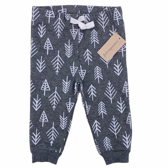 First Impressions Other - First Impressions Hipster Tree  Print Heather Gray Jogger Pants Sweatpants 24 Mo